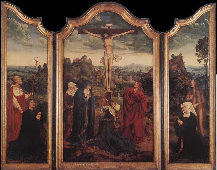 MASSYS, Quentin Christ on the Cross with Donors Norge oil painting art